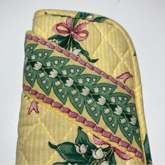Vera Bradley Hope Lilly of the Valley Retired Soft Double Eyeglass Case - Picture 8 of 11